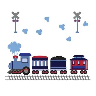 Train Puzzle Rocker