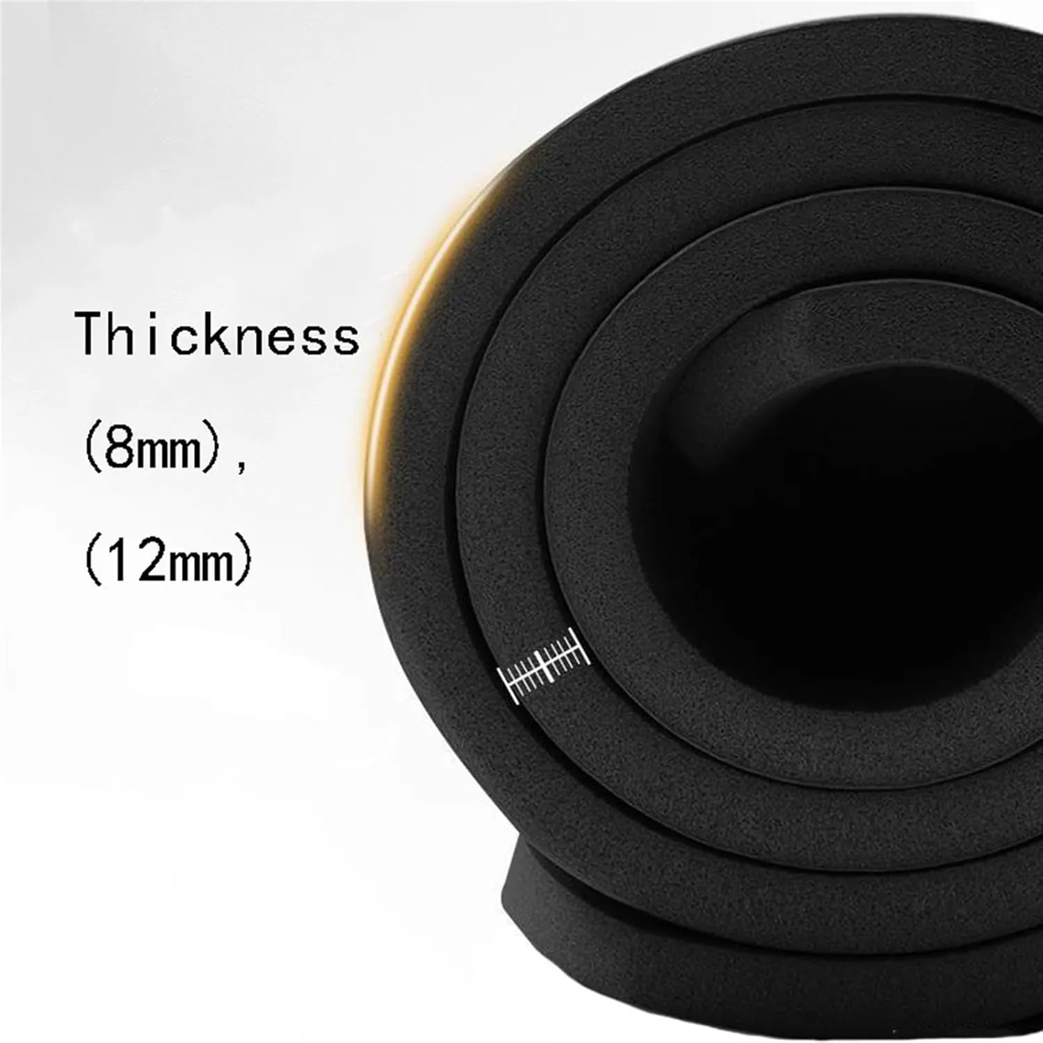 Treadmill Shock Absorber Pads, Waterproof Non-slip Sound Absorbing Exercise Equipment Workout Protection Mat, Cross Trainers Gym Equipment Mat, for Treadmill and Exercise Equipment(Thickness (12mm))