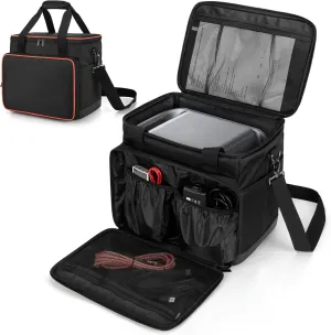 Trunab Carrying Case Compatible with Anker SOLIX C1000, Portable Power Station Bag Storage Case with Waterproof Bottom and Front Pockets for Charging Cable and Accessories