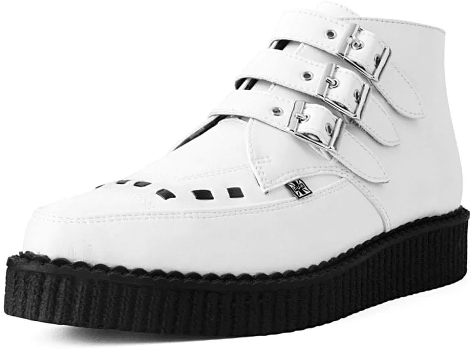 T.U.K Pointed 3-Buckle Creeper Boots