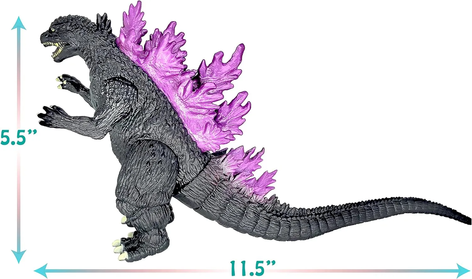 TwCare Set of 2 Godzilla Millennium Mecha MechaGodzilla King of The Monsters Toys, 2021 Movable Joints Action Figures Movie Series Soft Vinyl, Carry Bag