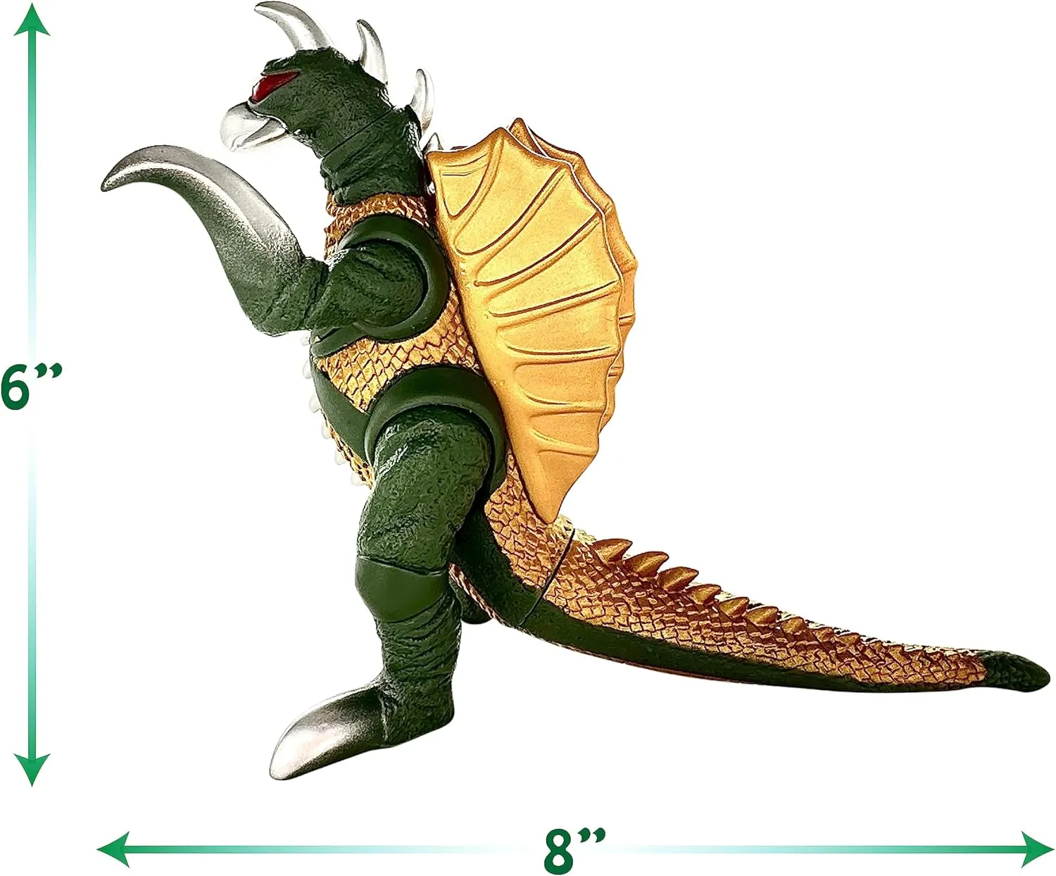 TwCare Set of 2 SpaceGodzilla Disosaur Dragon Gigan Space Toys, Kaiju Universe Action Figures King of The Monsters Movable Joints Movie Series Soft Vinyl, Travel Bag