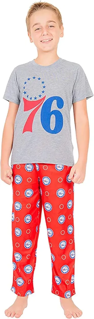 Ultra Game Youth NBA Official 2 Piece T-Shirt & Lounge Pants Pajama Set