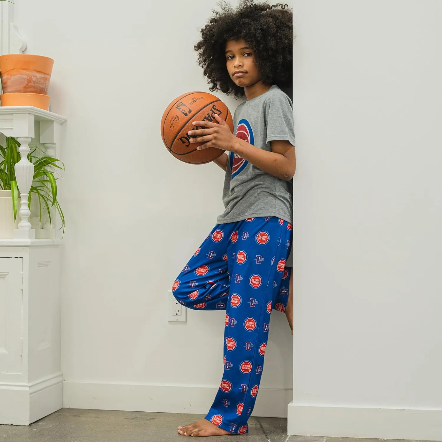 Ultra Game Youth NBA Official 2 Piece T-Shirt & Lounge Pants Pajama Set
