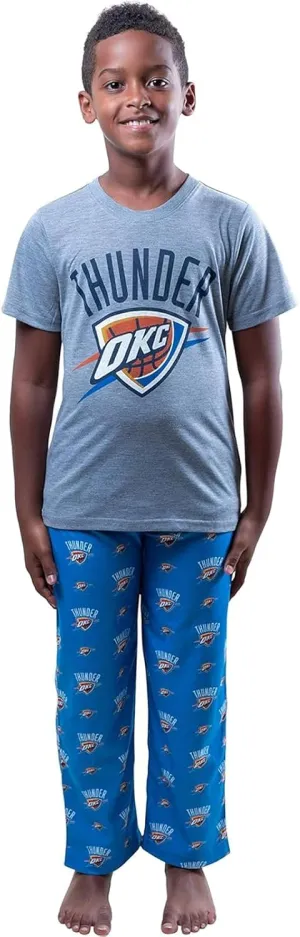 Ultra Game Youth NBA Official 2 Piece T-Shirt & Lounge Pants Pajama Set