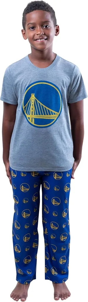 Ultra Game Youth NBA Official 2 Piece T-Shirt & Lounge Pants Pajama Set