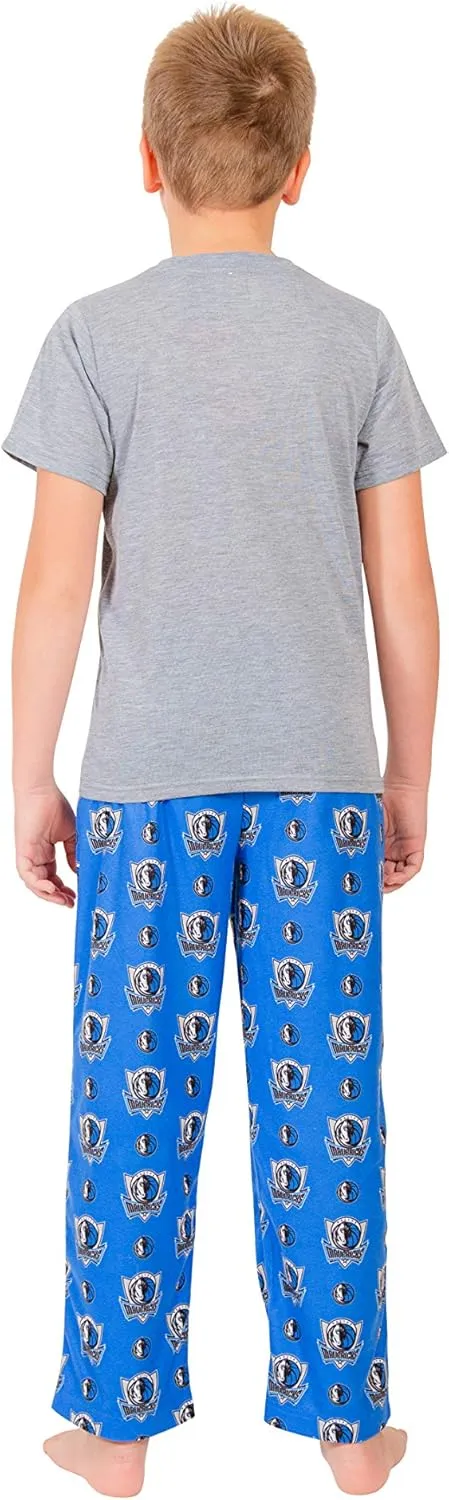 Ultra Game Youth NBA Official 2 Piece T-Shirt & Lounge Pants Pajama Set
