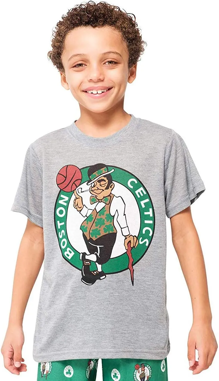 Ultra Game Youth NBA Official 2 Piece T-Shirt & Lounge Pants Pajama Set