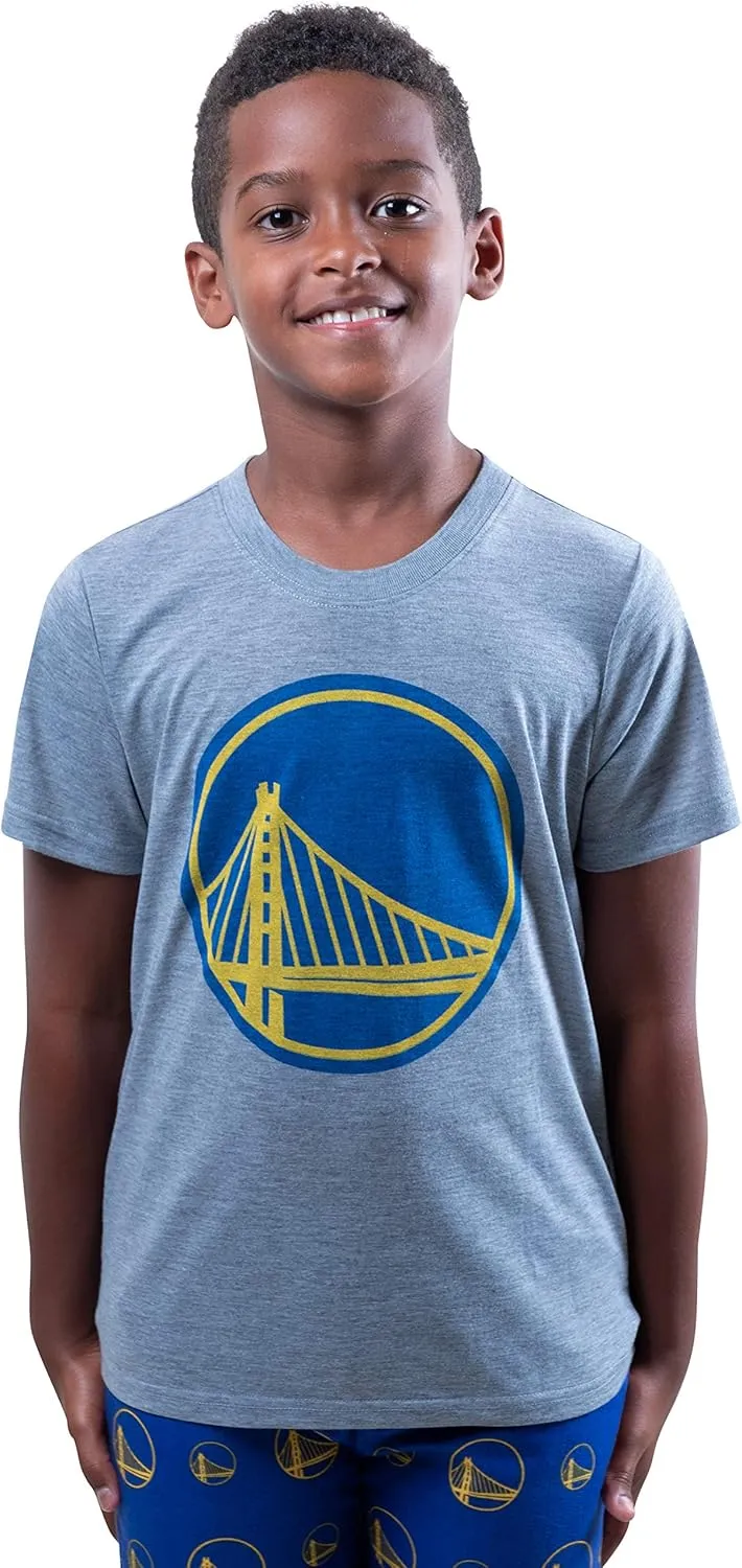 Ultra Game Youth NBA Official 2 Piece T-Shirt & Lounge Pants Pajama Set