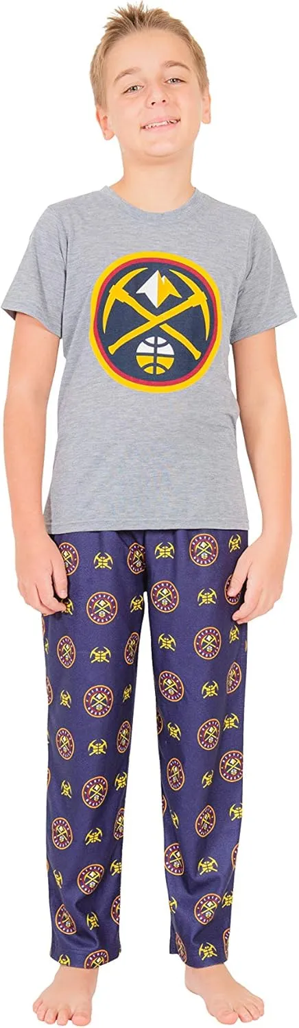Ultra Game Youth NBA Official 2 Piece T-Shirt & Lounge Pants Pajama Set
