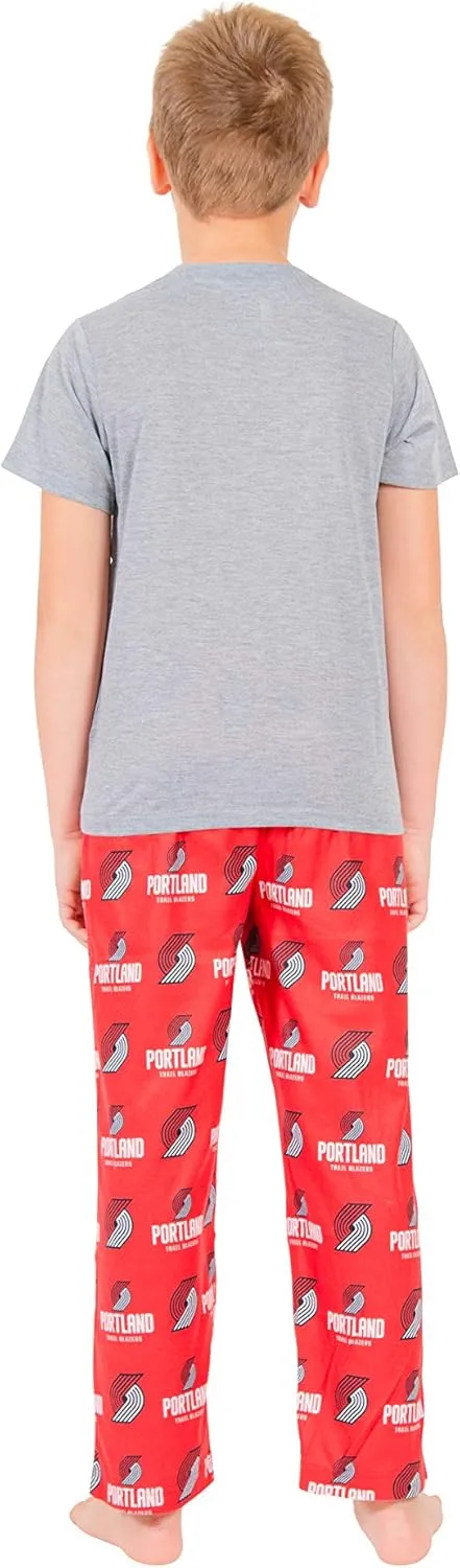Ultra Game Youth NBA Official 2 Piece T-Shirt & Lounge Pants Pajama Set