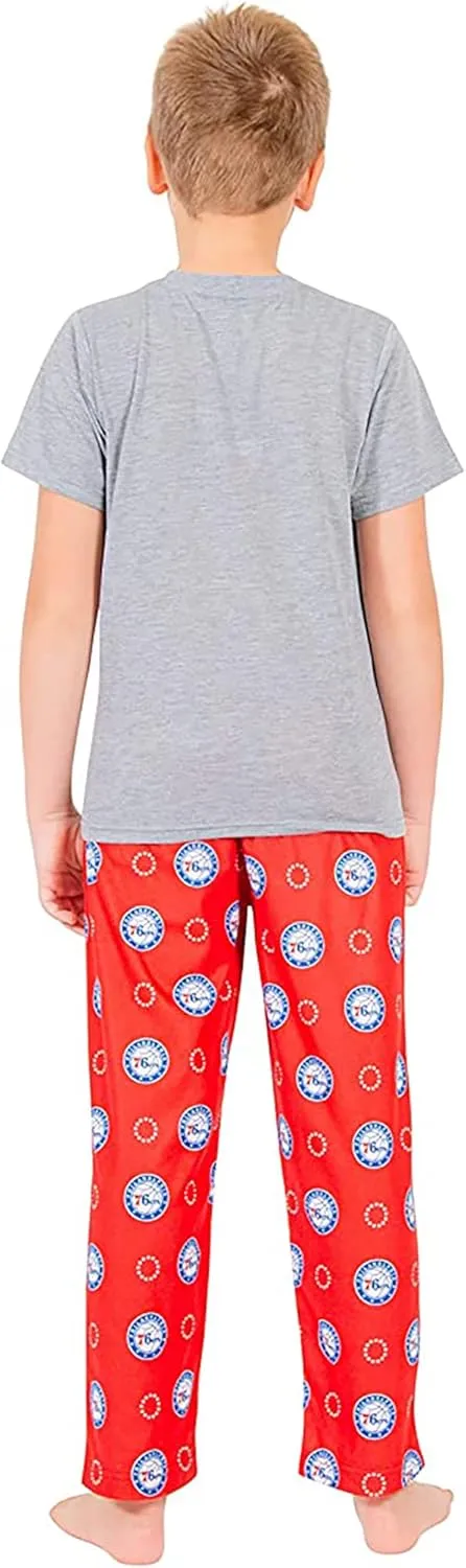 Ultra Game Youth NBA Official 2 Piece T-Shirt & Lounge Pants Pajama Set
