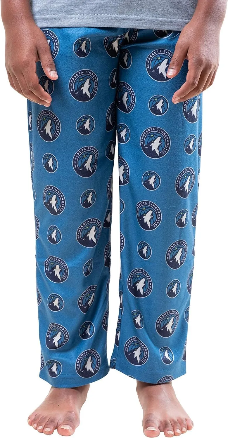 Ultra Game Youth NBA Official 2 Piece T-Shirt & Lounge Pants Pajama Set