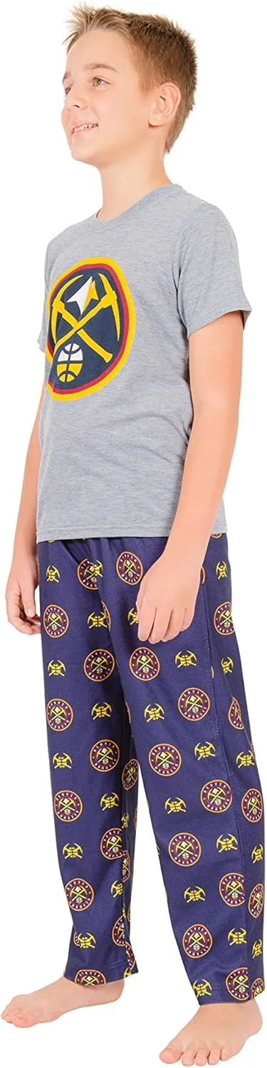 Ultra Game Youth NBA Official 2 Piece T-Shirt & Lounge Pants Pajama Set