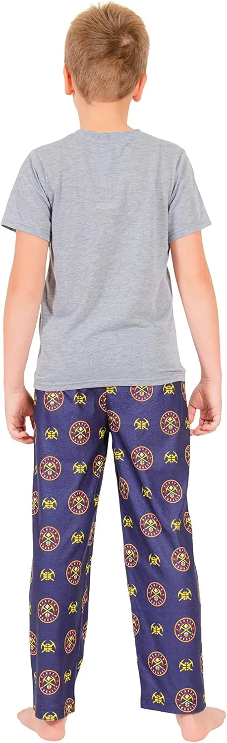 Ultra Game Youth NBA Official 2 Piece T-Shirt & Lounge Pants Pajama Set