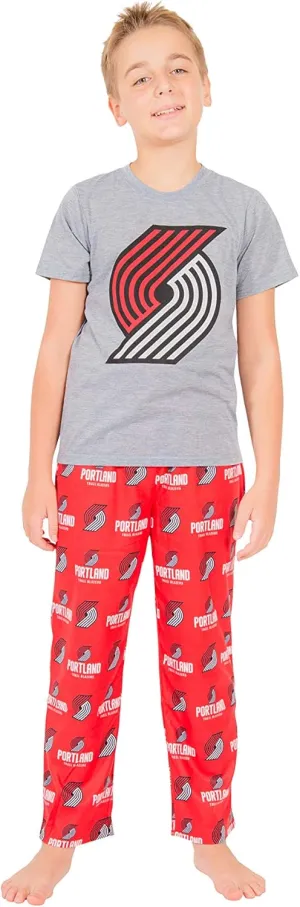 Ultra Game Youth NBA Official 2 Piece T-Shirt & Lounge Pants Pajama Set