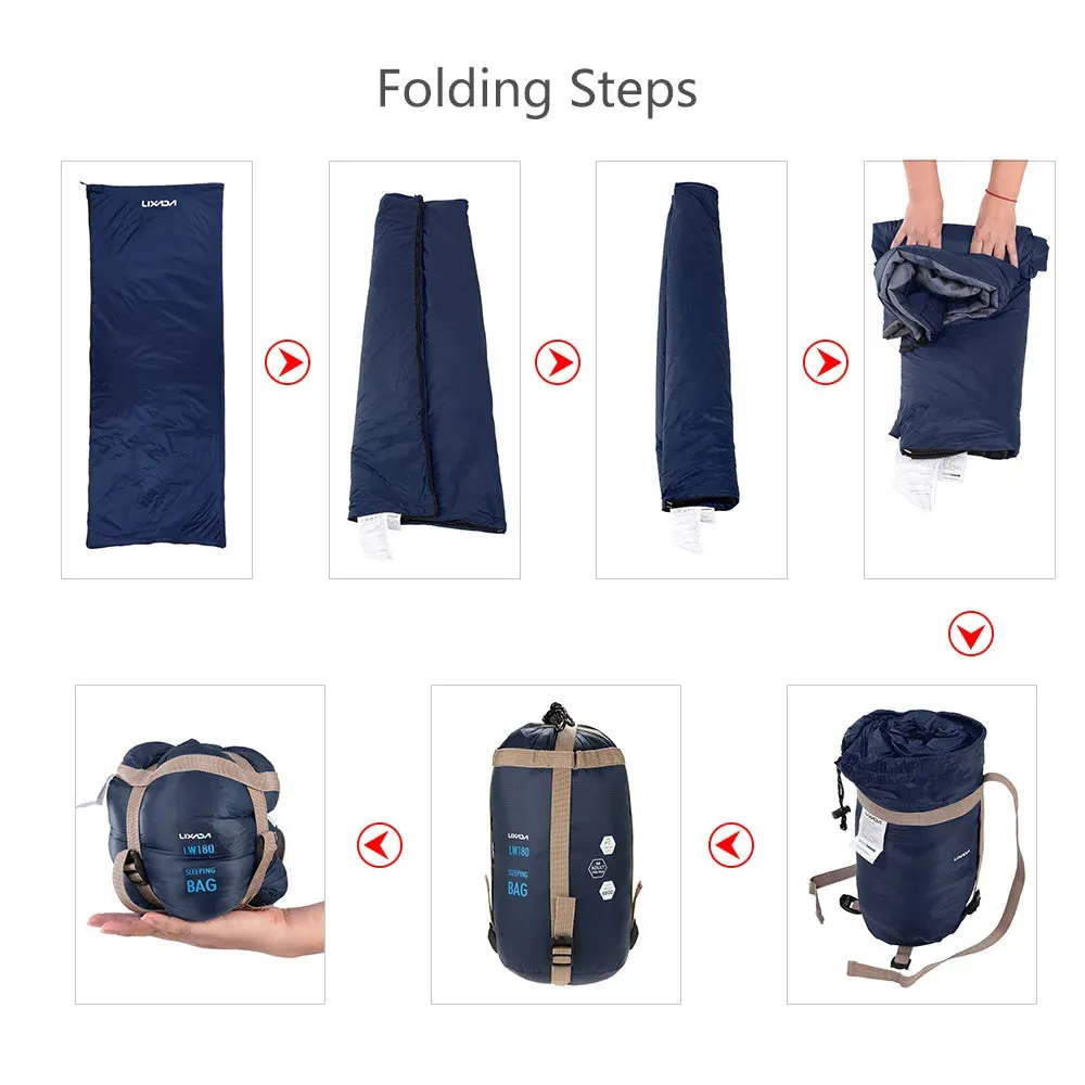 Ultra-light Outdoor Envelope Sleeping Bag for Camping, Hiking, and Travel (190 * 75cm)