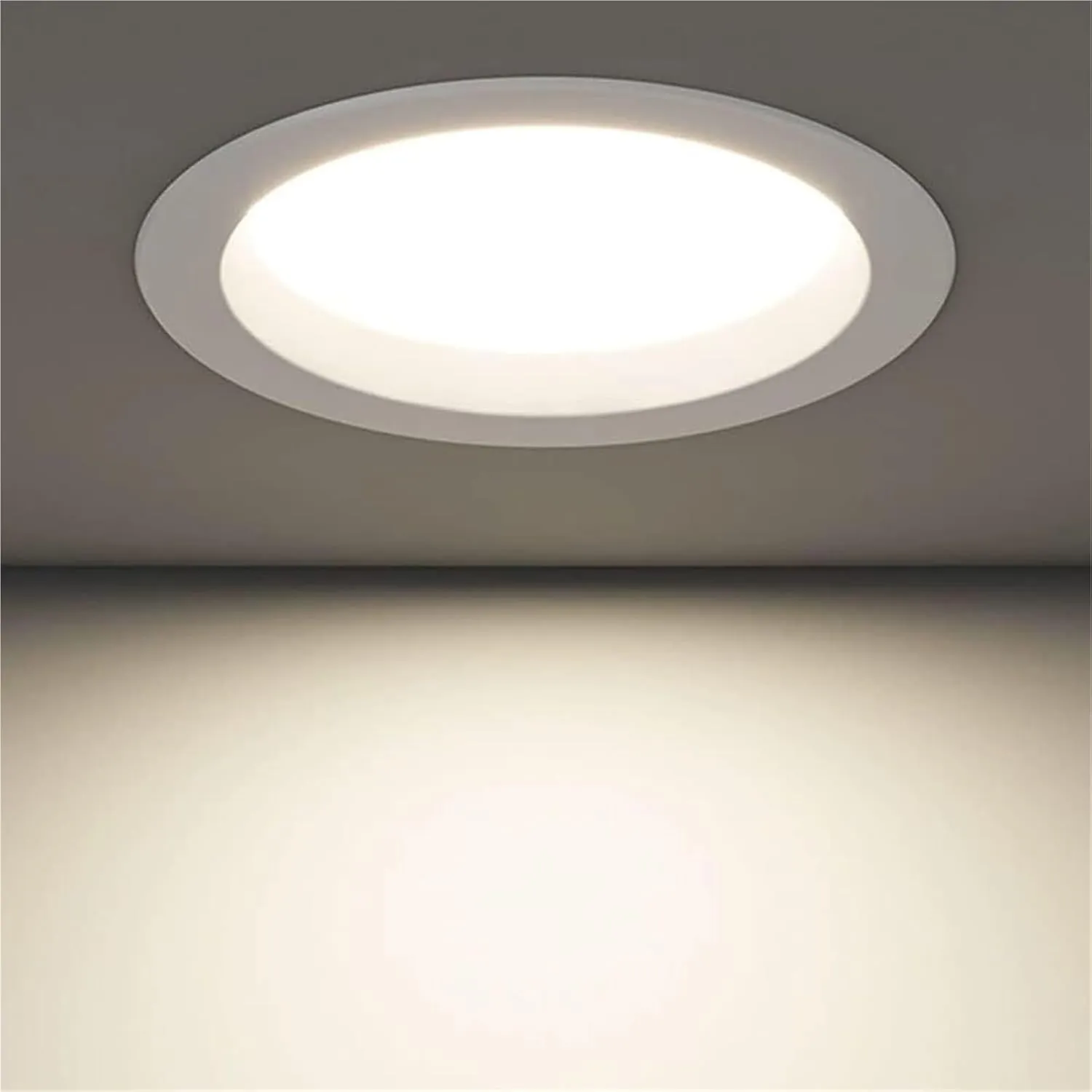 Ultra-Thin Mini Panel Downlight, Intelligent Dimmable Anti-Glare Round Ceiling Light with Junction Box, Ideal for Bag Painting Lighting(9w)