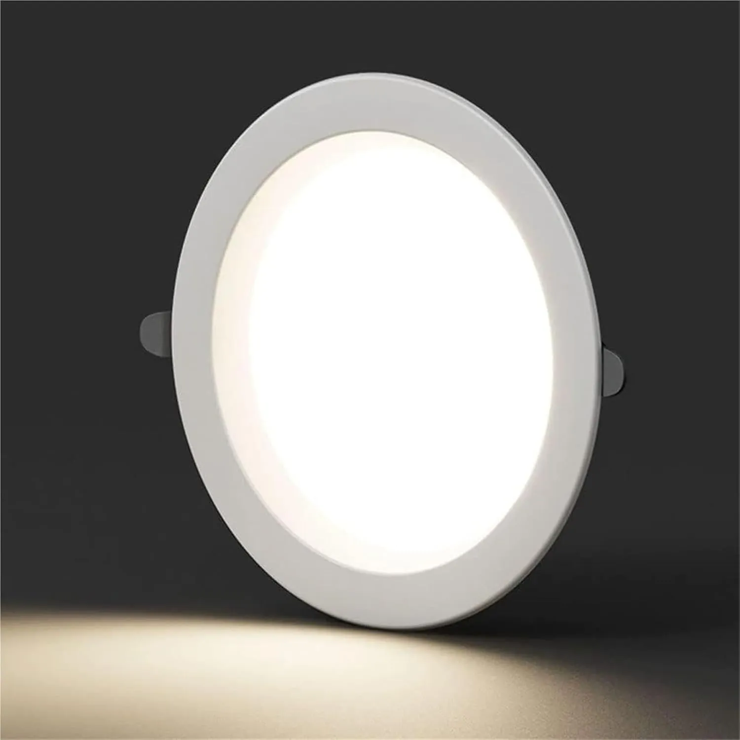 Ultra-Thin Mini Panel Downlight, Intelligent Dimmable Anti-Glare Round Ceiling Light with Junction Box, Ideal for Bag Painting Lighting(9w)
