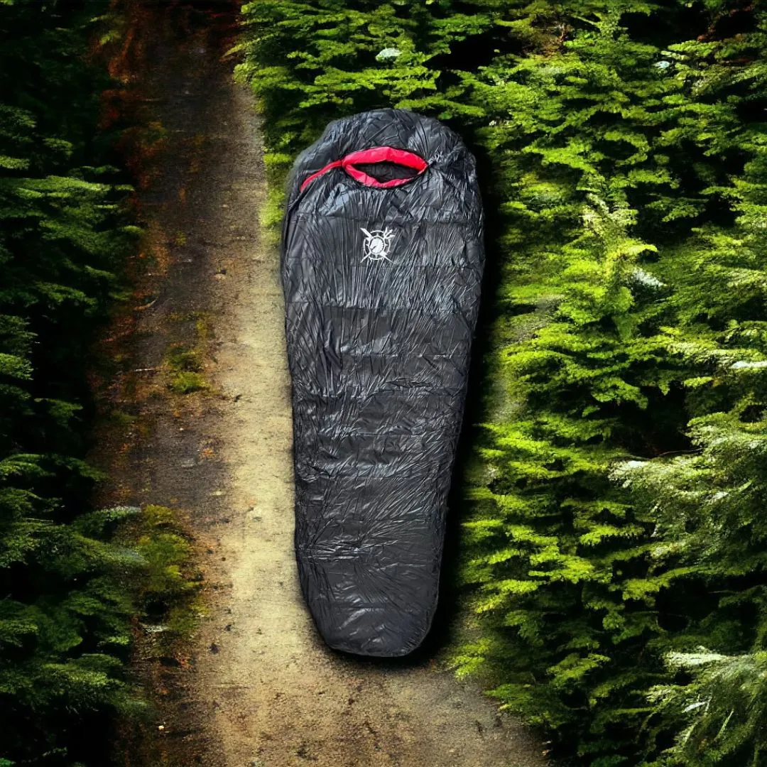 ULTRALIGHT BLACK DOWN SLEEPING BAG