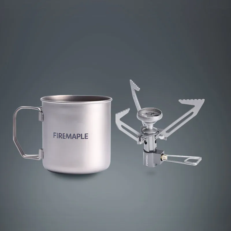 Ultralight Titanium Gas Stove & Pot Set