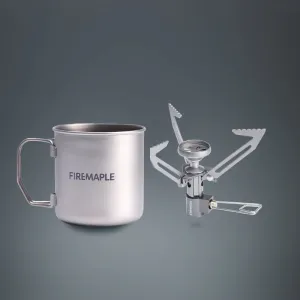 Ultralight Titanium Gas Stove & Pot Set