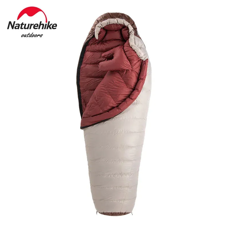 Ultralight Waterproof Mummy Sleeping Bag - SnowBird Duck Down for Winter Camping