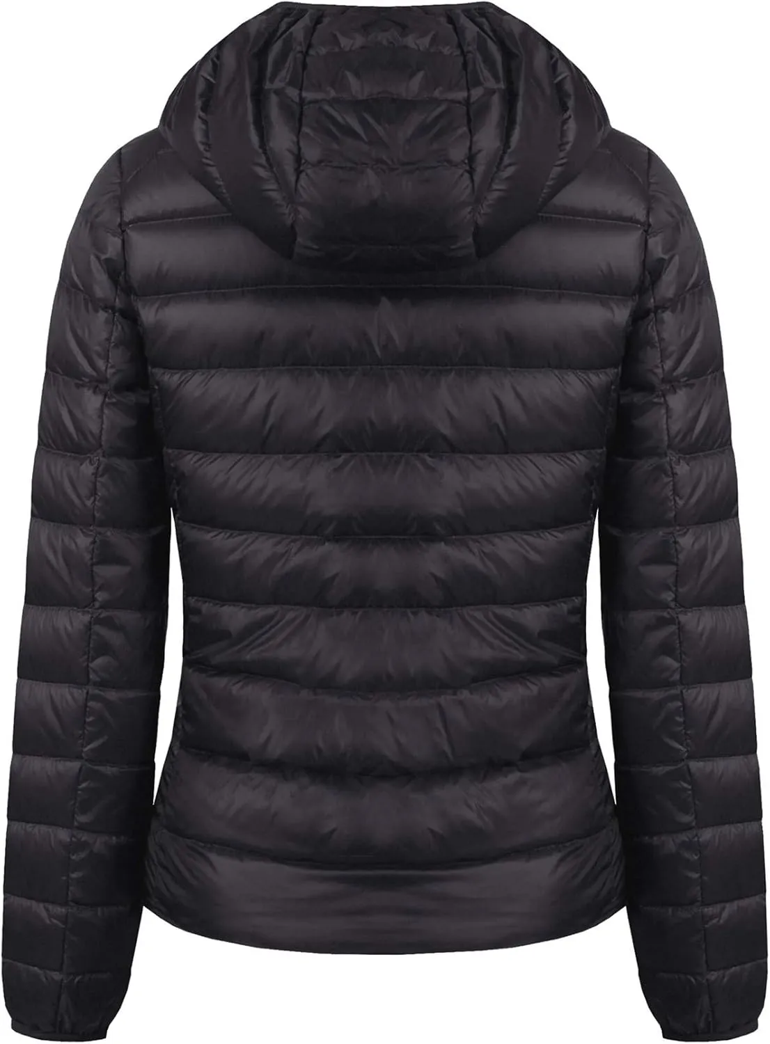 Valennia Women's Short Down Coat Packable Puffer Jacket With Hooded Winter Ultra Light Outerwear