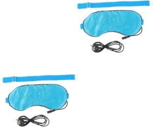 VALICLUD 3 pcs USB Eye Care Masks Comfortable Steaming Eye Shading Mask for Sleeping Travel and Relaxation Blocks Harsh Light for Home Hotels Go Use