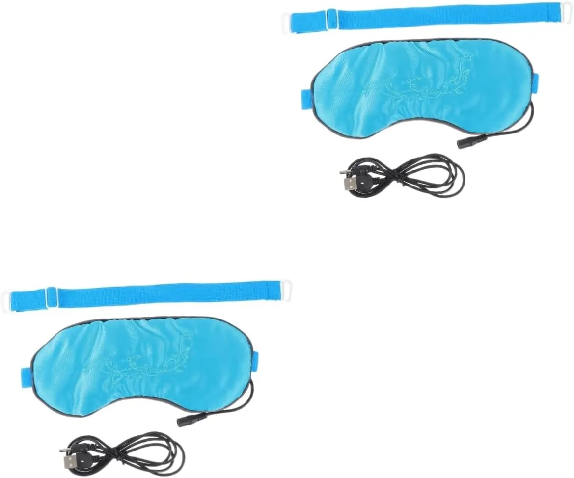 VALICLUD 3 pcs USB Eye Care Masks Comfortable Steaming Eye Shading Mask for Sleeping Travel and Relaxation Blocks Harsh Light for Home Hotels Go Use