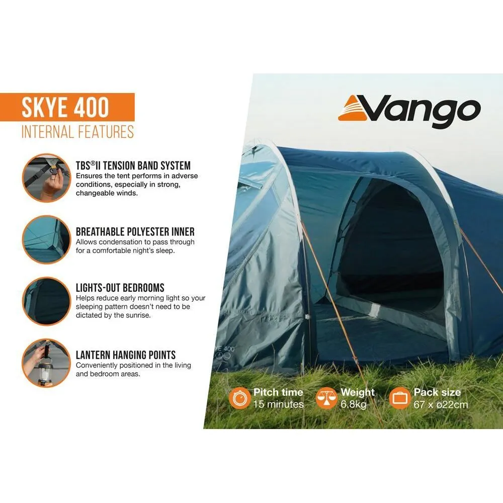Vango Skye 500 Pole Deep Blue 5 Person Tent
