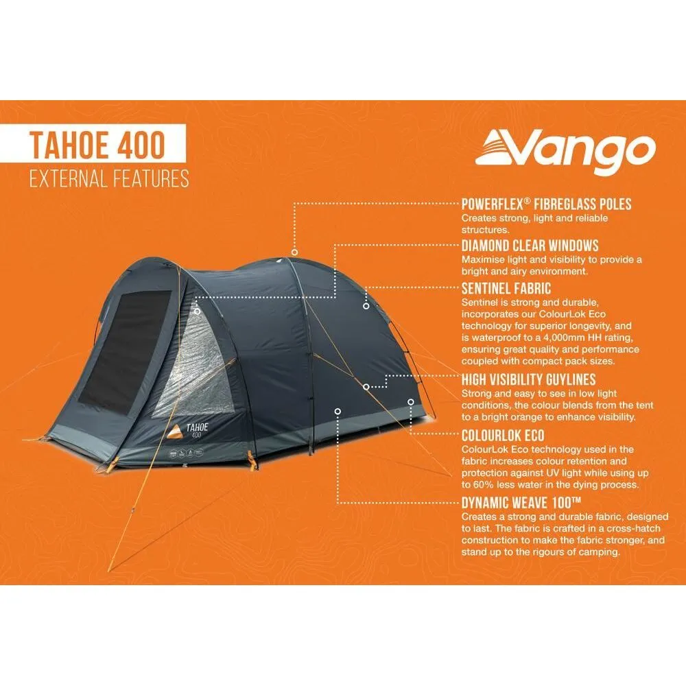 Vango Tahoe 400 Deep Blue 4 persont Tent