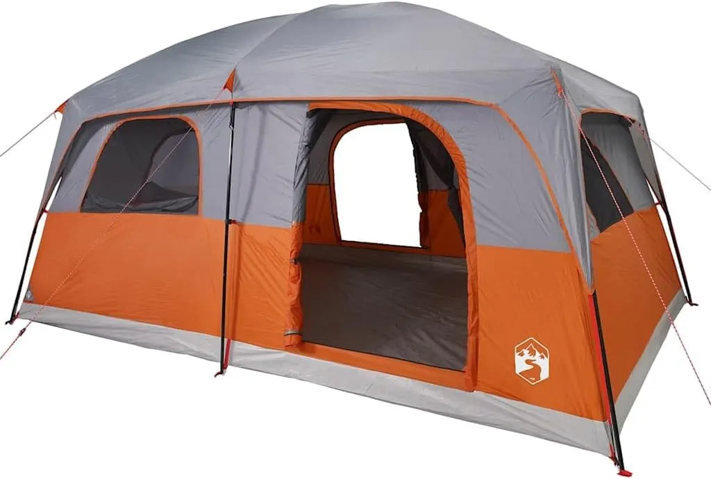 vidaXL Family Tent for 10 People Dome Tent Camping Tent Waterproof