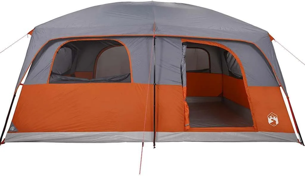 vidaXL Family Tent for 10 People Dome Tent Camping Tent Waterproof