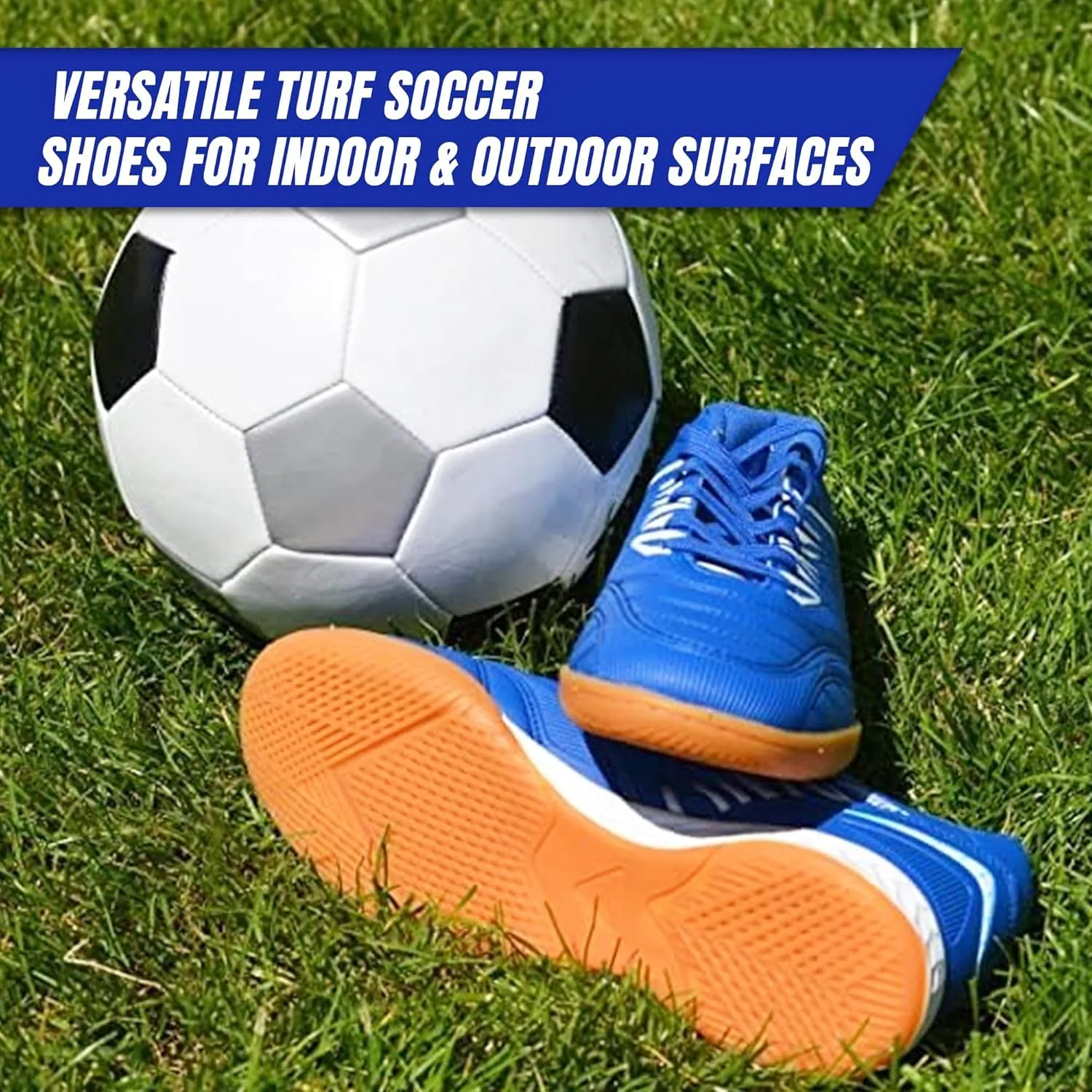 Vizari Ranger Youth Firm Ground Soccer Cleats – FG Outdoor Football Shoes | Ideal for Toddlers & Little/Big Kids | Snug Fit with Long-Lasting Comfort