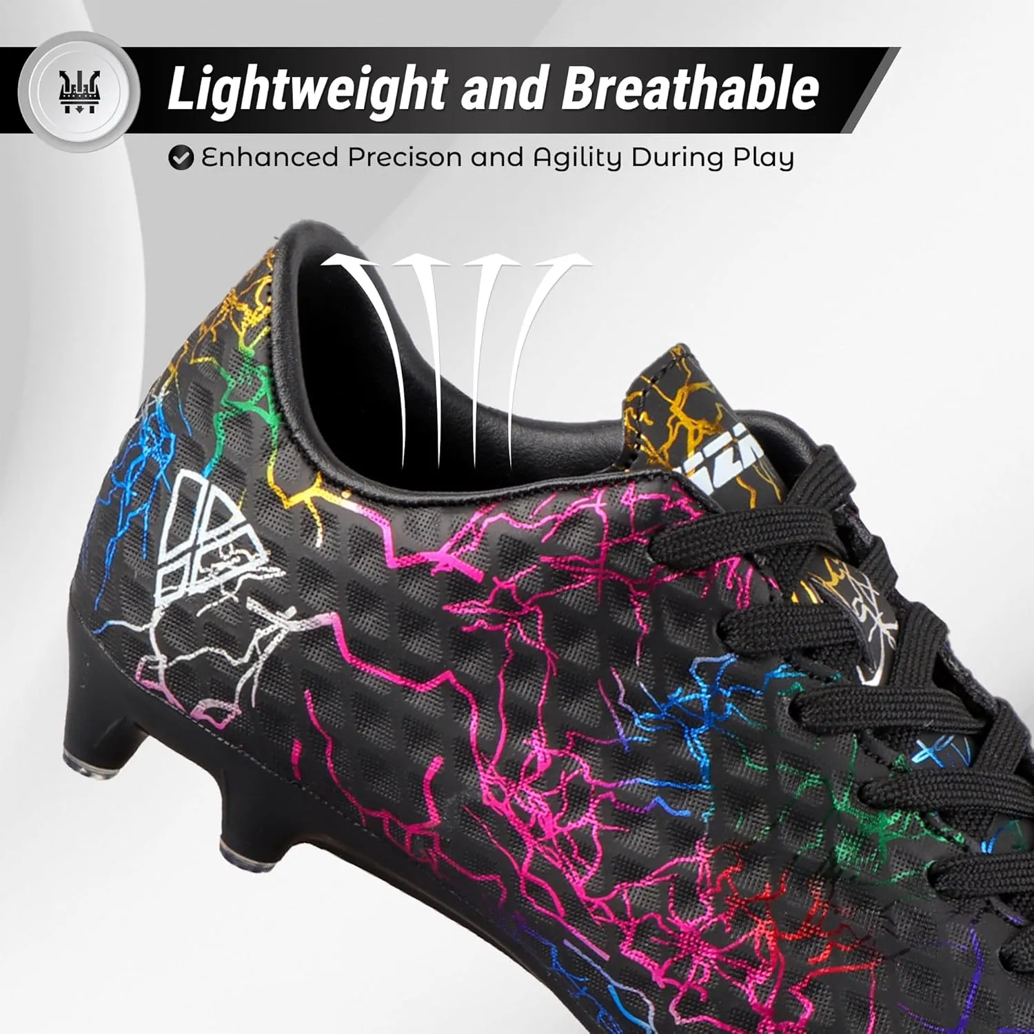Vizari Zodiac Firm Ground Soccer Cleats Boys Girls | Lightweight & Durable Youth Football Shoes with Molded TPU Outsole | Outdoor Training & Matches