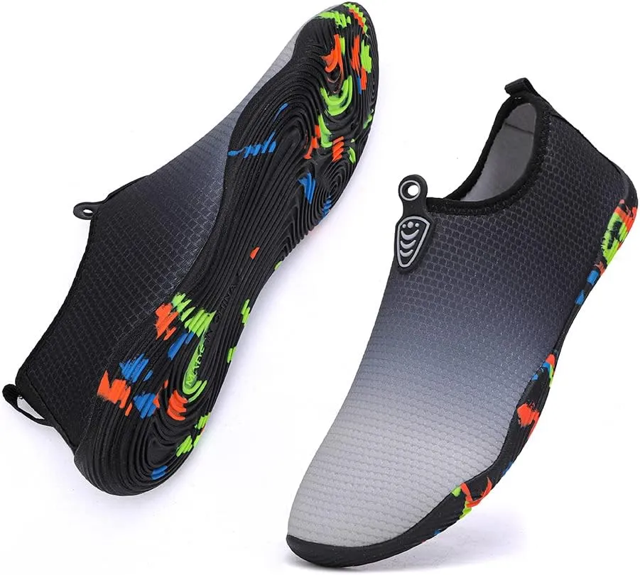 Vsufim Quick-Dry Water Sports Barefoot Shoes Aqua Socks for Swim Beach Pool Surf Yoga for Women Men
