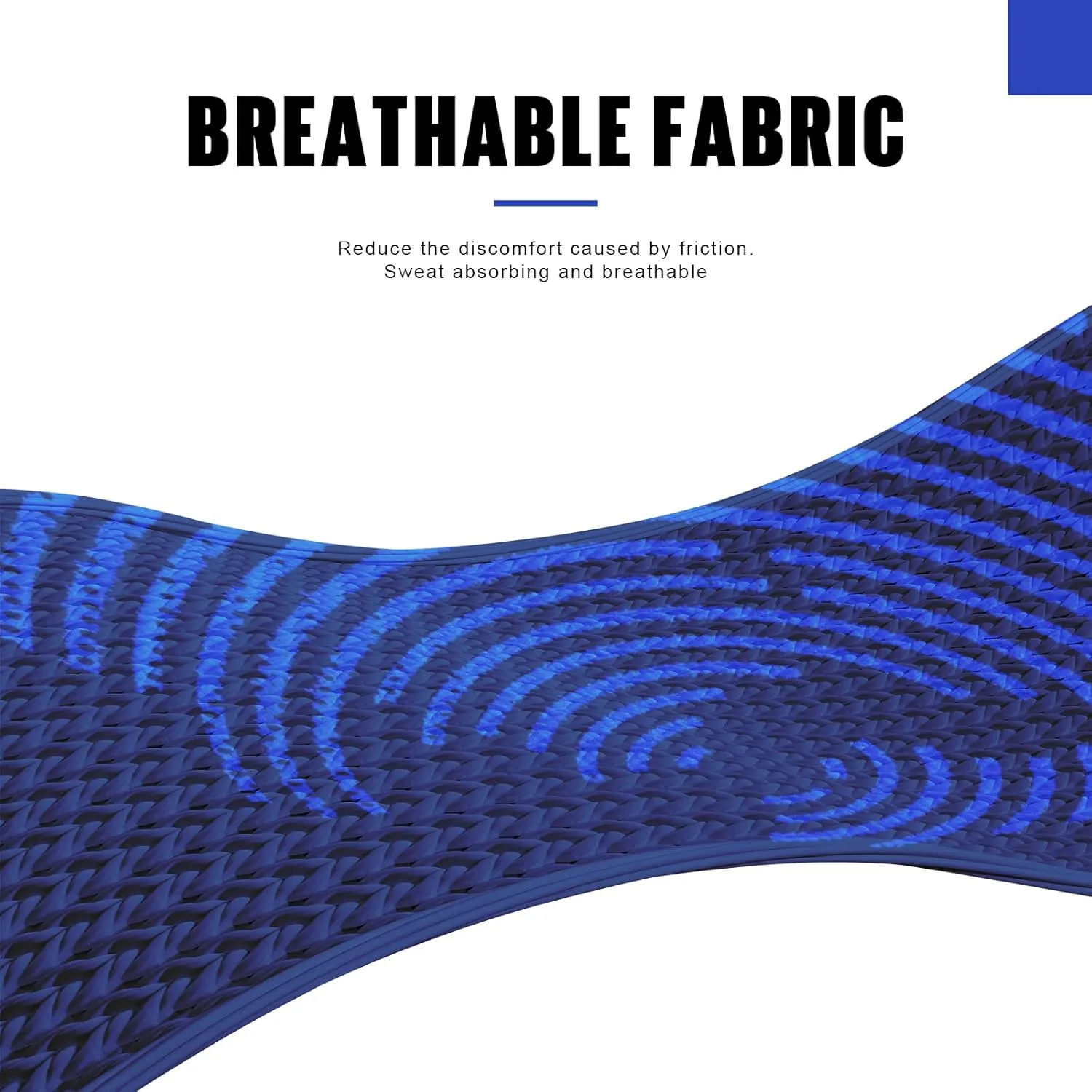 WALKHERO Medium Arch Support Insoles - Cushioning Orthotic Insoles, Plantar Fasciitis Inserts for Men & Women to Relieve Foot Pain and Provide Shock Absorption (Blue) Mens 7-7 1/2
