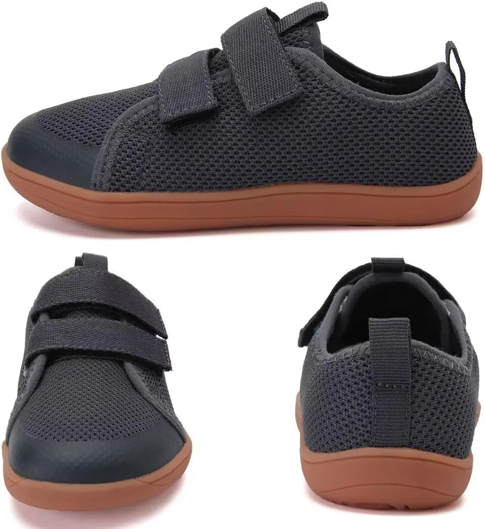 WateLves Toddler Little Kid Wide Barefoot The First Walking Shoes Girls Boys Breathable Lightweight Splay Naturally Minimalist Sneakers
