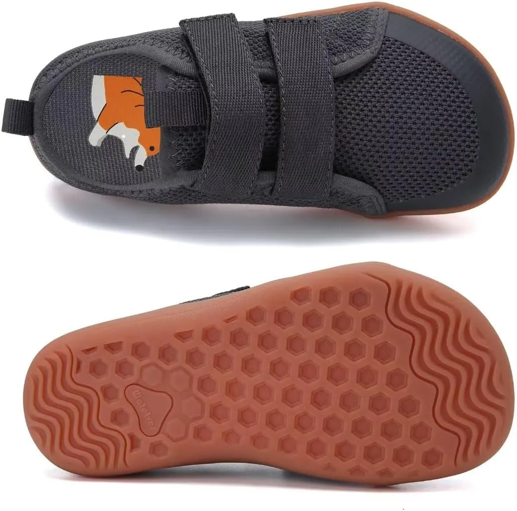 WateLves Toddler Little Kid Wide Barefoot The First Walking Shoes Girls Boys Breathable Lightweight Splay Naturally Minimalist Sneakers