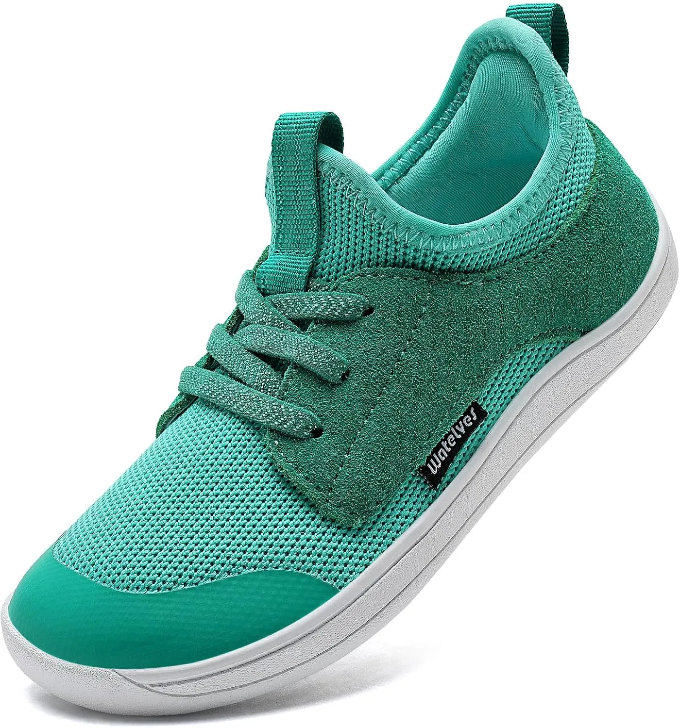 WateLves Toddler Little/Big Kid Wide Barefoot Shoes Boys Girls Minimalist Sneakers Splay Naturally Lightweight Breathable Running Tennis Shoes