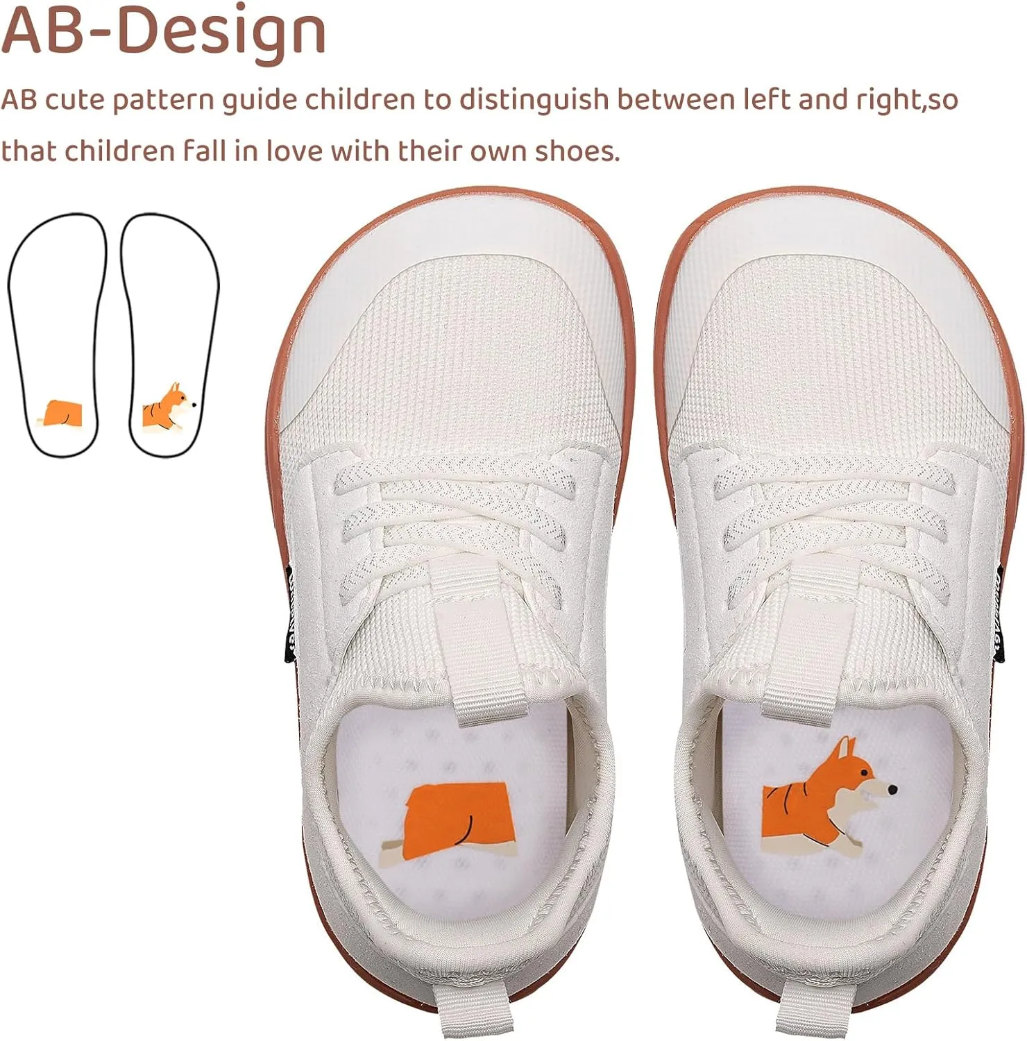 WateLves Toddler Little/Big Kid Wide Barefoot Shoes Boys Girls Minimalist Sneakers Splay Naturally Lightweight Breathable Running Tennis Shoes