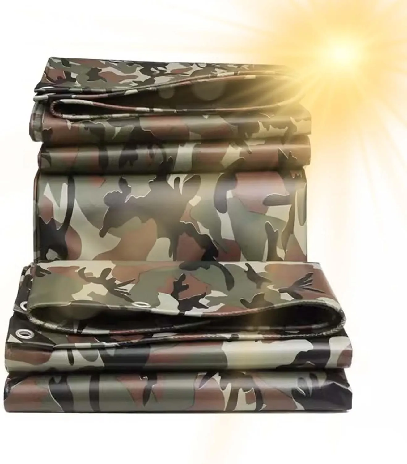 Waterproof Tarpaulin Outdoor 19.7x32.8ft, Tarpaulin Heavy Duty with Grommet, Windproof Tarpaulin Waterproof, Ripstop, Rainproof, for Groundsheet, Dog Shed, Greenhouse