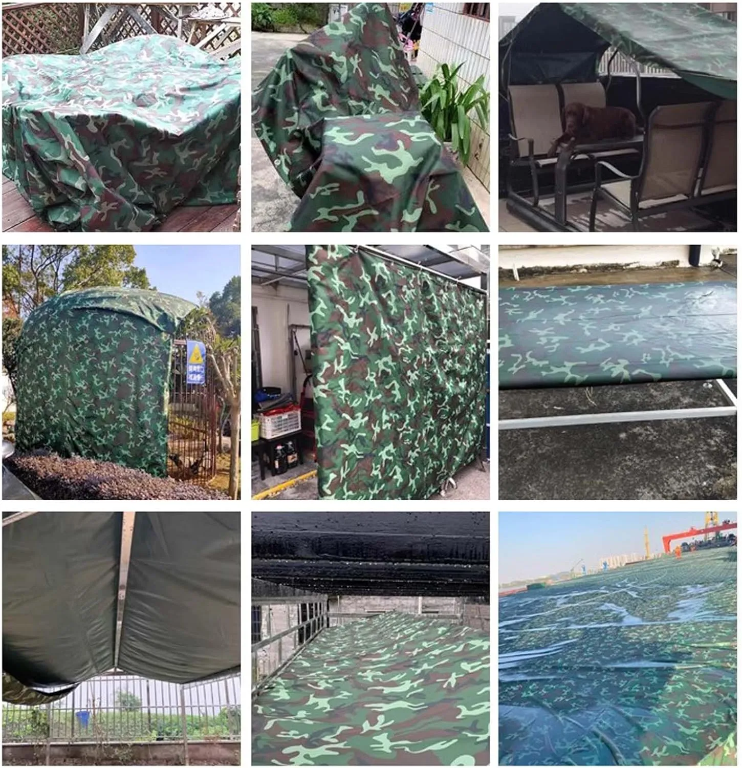 Waterproof Tarpaulin Outdoor 19.7x32.8ft, Tarpaulin Heavy Duty with Grommet, Windproof Tarpaulin Waterproof, Ripstop, Rainproof, for Groundsheet, Dog Shed, Greenhouse