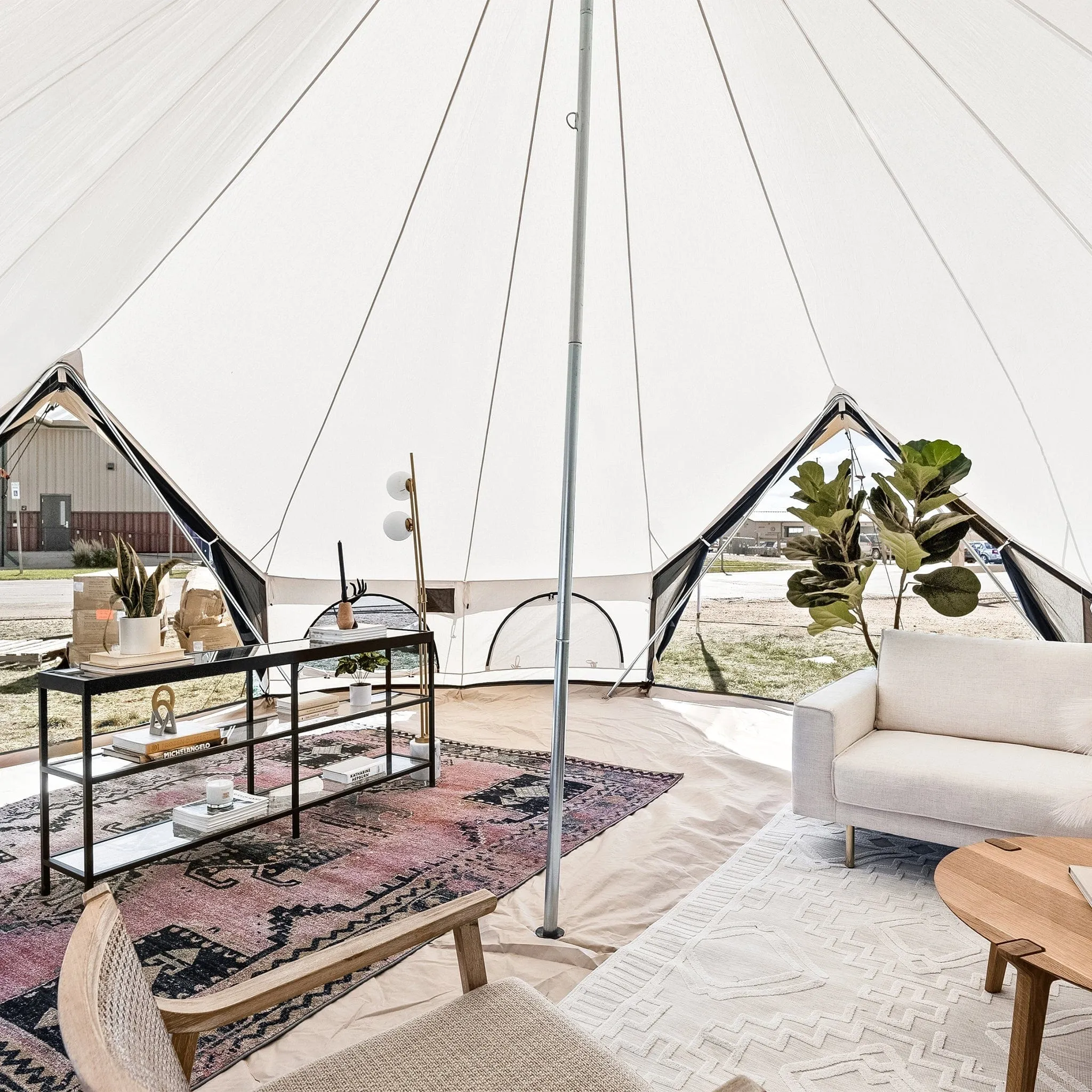 White Duck Outdoors Avalon Optimus 23' Canvas Bell Tent