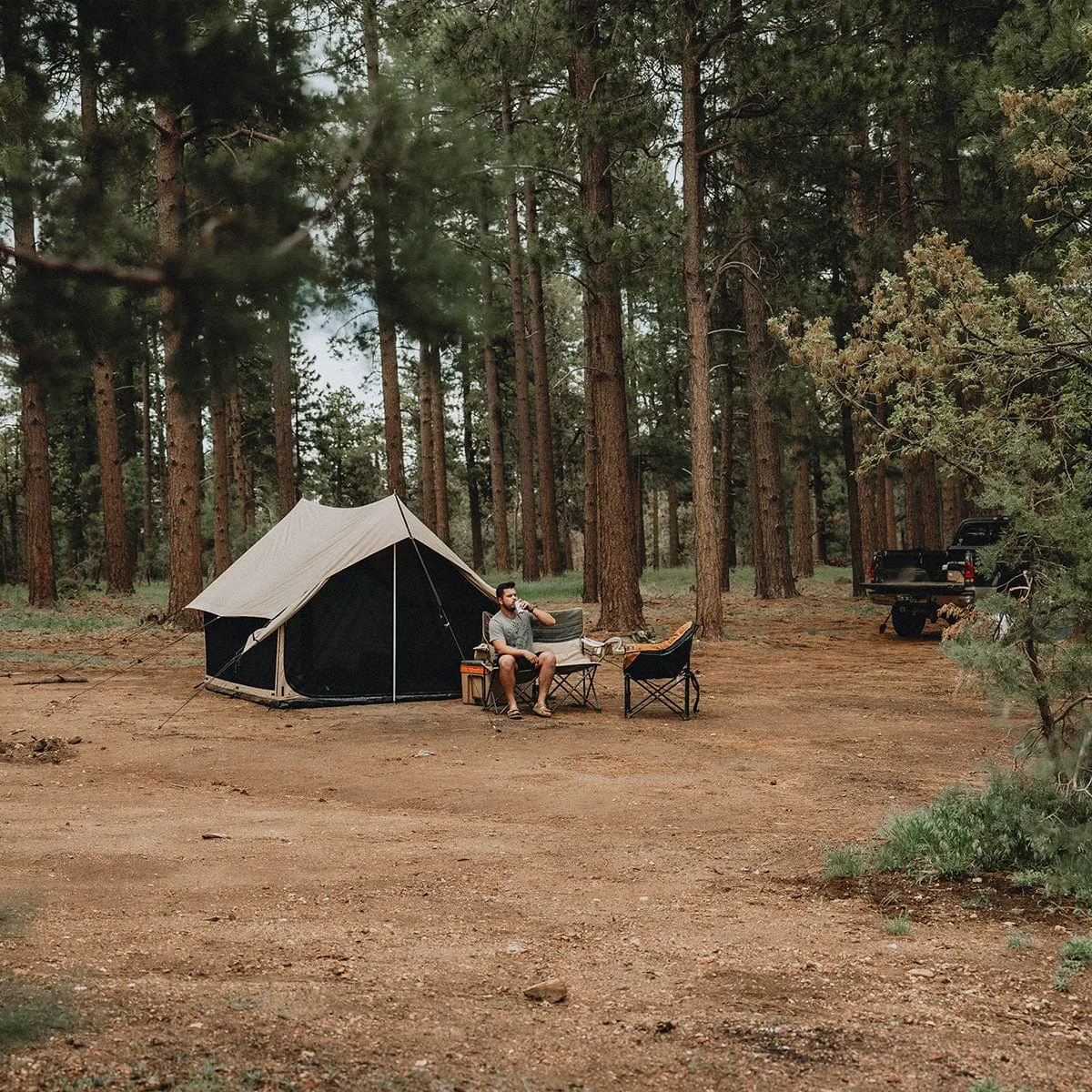 White Duck Outdoors Rover Scout A-Frame Canvas Tent