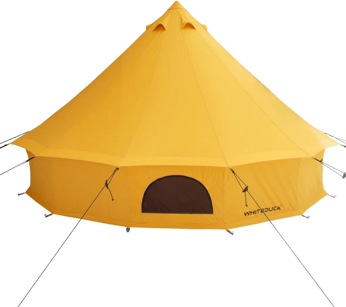 WHITEDUCK Regatta Canvas Bell Tent - w/StoveJack, Waterproof, 4 Season Luxury Camping and Glamping Yurt Tent Outdoor