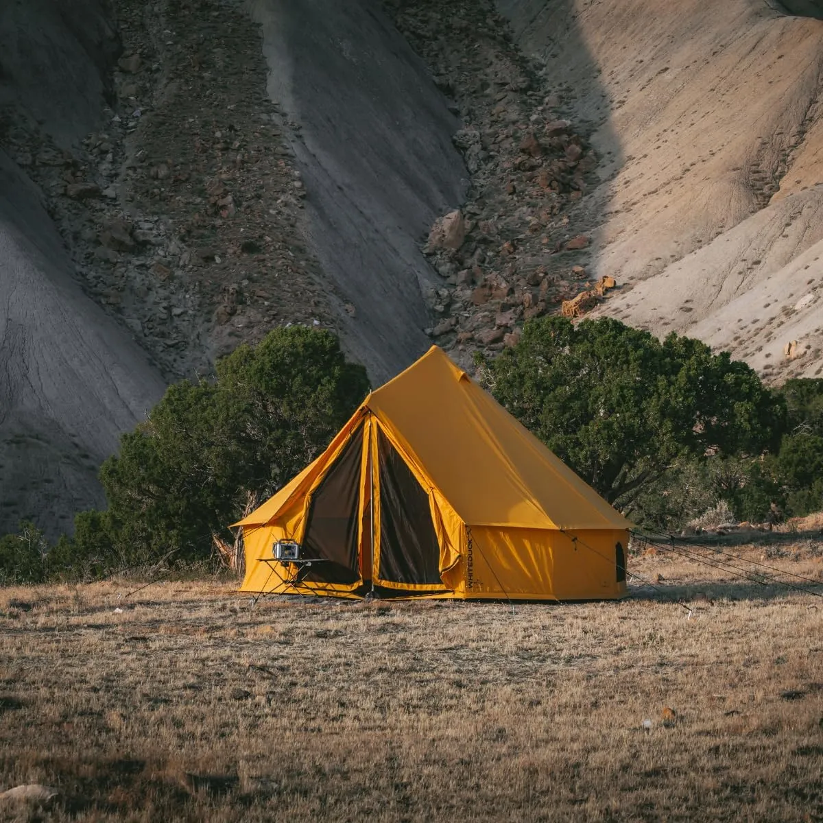 WHITEDUCK Regatta Canvas Bell Tent - w/StoveJack, Waterproof, 4 Season Luxury Camping and Glamping Yurt Tent Outdoor
