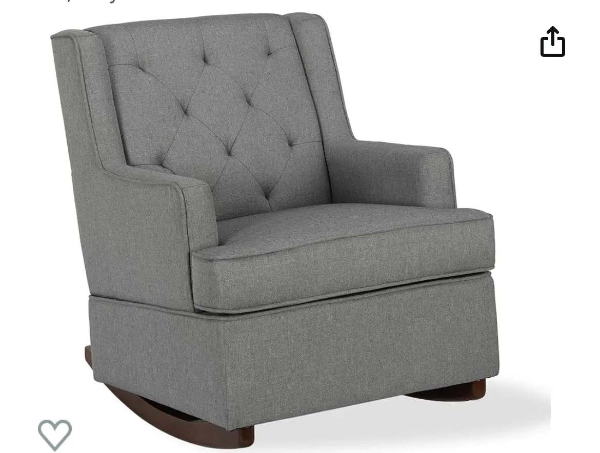 Wingback Nursery Rocker