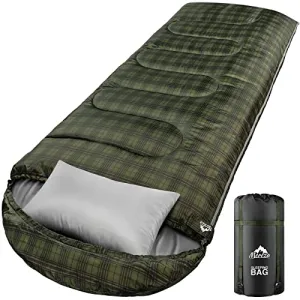 Winter Sleeping Bag for Adults/Kids w/ Pillow-Cold Weather Sleeping Bag